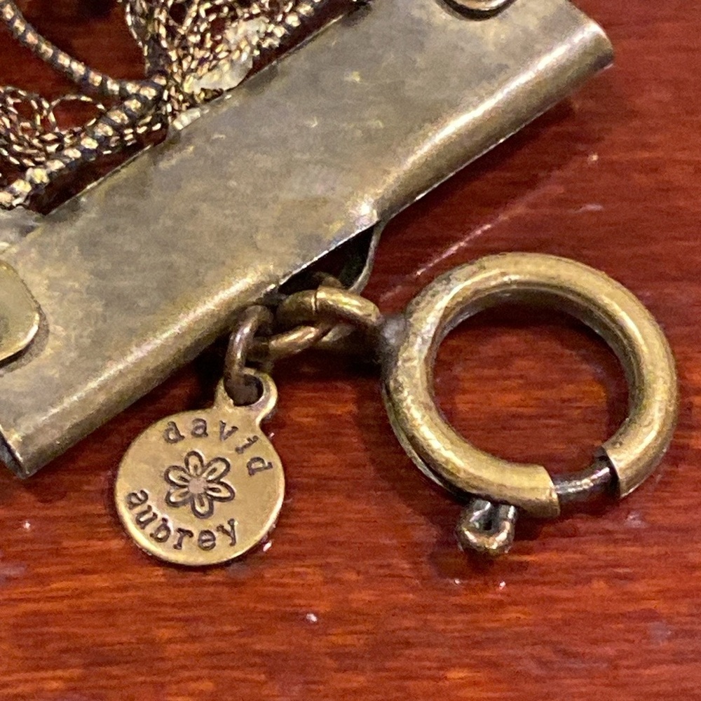 3/$10 David Aubrey Unique Bracelet. Antique Gold   Tone. - Picture 7 of 7